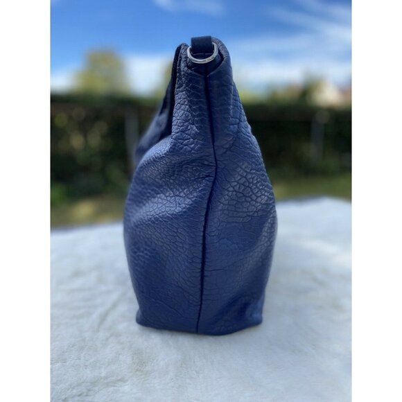 Vince Camuto Convertible Lamb Leather Pleated Tote - Steph deep indigo shoulder - Picture 2 of 6